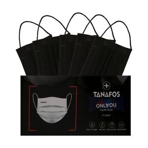 ماسک تنفسی اونلی یو مدل تنفس کد blk 601 بسته 50 عددی