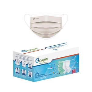 ماسک تنفسی اکسیژن پلاس مدل سه لایه بسته 50 عددی