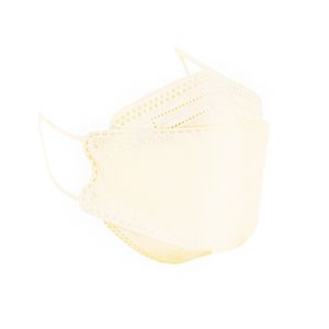 ماسک تنفسی باران مدل سه بعدی پنج لایه kf94 ly بسته 25 عددی