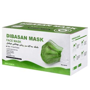 ماسک تنفسی دیبا مدل mse07 بسته 50 عددی