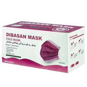 ماسک تنفسی دیباسان مدل mse13 بسته 50 عددی