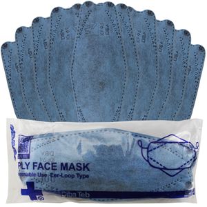 ماسک تنفسی دیباطب مدل جین a01 بسته 10 عددی