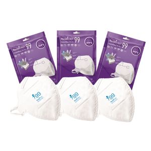 ماسک تنفسی ریما مدل  بدون سوپاپ نانوالیاف +ffp3 i99 بسته 3 عددی