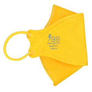 ماسک تنفسی ریما مدل سه بعدی n99 نانو کد yello f99 بسته 25 عددی