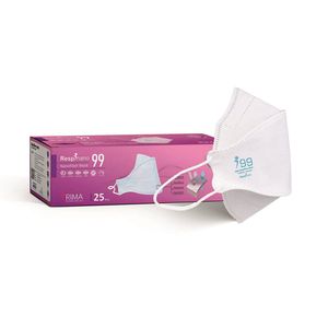 ماسک تنفسی ریما مدل سه بعدی n99 نانوالیاف بسته 25 عددی