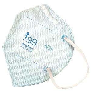 ماسک تنفسی ریما مدل وی تایپ n99 نانوالیاف کد sky v99 بسته 10عددی