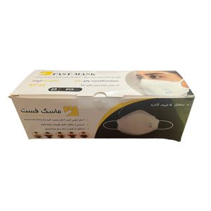 ماسک تنفسی مدل 4 لایه بسته 25 عددی