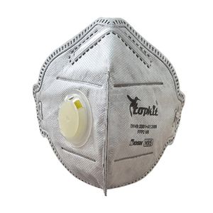 ماسک تنفسی مدل تاپ کیت n95 سوپاپدار بسته 12 عددی