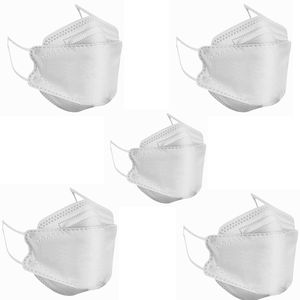ماسک تنفسی مدل سه بعدی چهار لایه کد 3d kf94w بسته 5 عددی