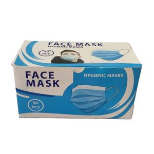 ماسک تنفسی مدل سه لایه بسته 50 عددی