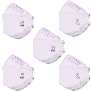 ماسک تنفسی مدل پنج لایه سه بعدی kf94 lp5 بسته 5 عددی
