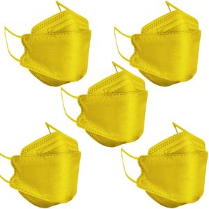 ماسک تنفسی مدل چهار لایه سه بعدی kf94 y4 بسته 5 عددی