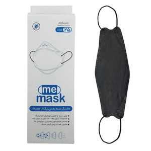 ماسک تنفسی می‌ماسک مدل سه بعدی blk 25 بسته 25 عددی