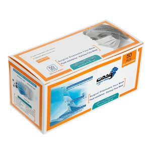 ماسک تنفسی وحدت مدل ملت بلون کد 3 بسته 50 عددی