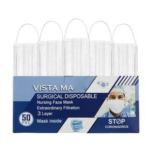 ماسک تنفسی ویستا ماسک مدل v01 کد 12 بسته 50 عددی