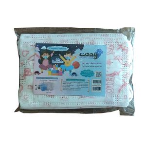 ماسک تنفسی کودک وحدت مدل kn95 cat2 بسته 15 عددی