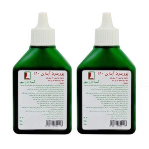 محلول ضد عفونی کننده بتادین کیمیا دارو سپهر مدل b002 حجم 60 میلی لیتر مجموعه 2 عددی