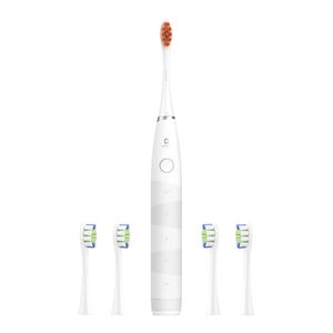 مسواک برقی شیائومی مدل oclean flow f5002 به همراه سری یدک بسته 4 عددی