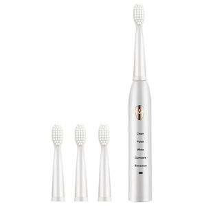 مسواک برقی لاو ور مدل acoustic wave pro jd005 به همراه سری یدک بسته 3 عددی