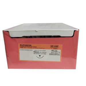 نخ بخیه سوپا مدل ویکریل 5_0 16 کات بسته 36 عددی