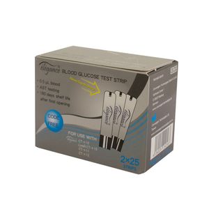 نوار تست قند خون الگانس مدل ctx10 بسته 50 عددی