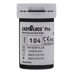 نوار تست قند خون اینفوپیا مدل easygluco pro بسته 50 عددی
