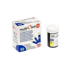 نوار تست قند خون بی اس آی مدل multicarein بسته 50 عددی