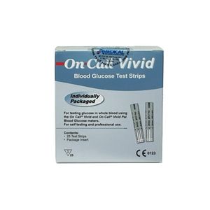 نوار تست قندخون ایکان مدل on.call vivid ogs 101