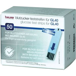 نوار تست نمایشگر قند خون بیورر مدل gl40
