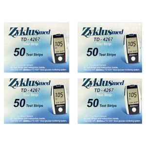 نوار دستگاه تست قند زیکلاس مد مدل sensor مجموعه 4 عددی