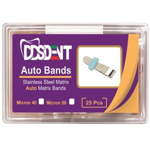 نوار ماتریکس دندانپزشکی دی دی اس دنت مدل auto mx بسته 25 عددی