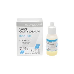 وارنیش رزینی تک محلولی مستر دنت مدل copal cavity varnish حجم 15 میل