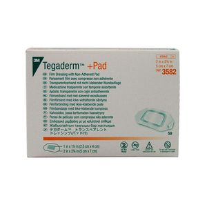 پانسمان آماده تری ام مدل tegaderm 3582 بسته 50 عددی