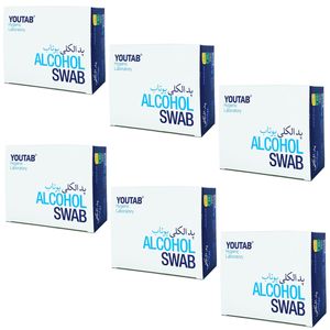 پد الکلی یوتاب مدل antiseptic 6 مجموعه 6 عددی