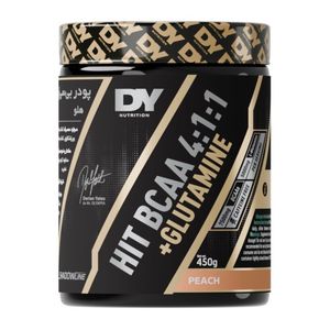 پودر هیت بی سی ای ای و گلوتامین با طعم هلو دی وای نوتریشن   450 گرم