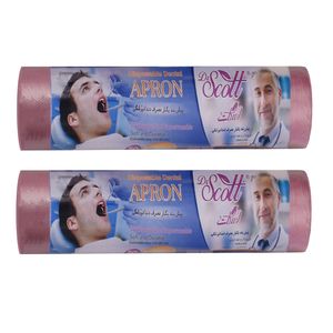 پیش بند یکبار مصرف دندانپزشکی دکتر اسکات مدل rpp 2pkg مجموعه 2 عددی