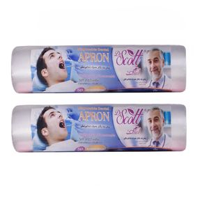 پیش بند یکبار مصرف دندانپزشکی دکتر اسکات مدل rww 2pkg مجموعه 2 عددی