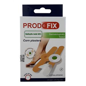 چسب برطرف کننده میخچه و زگیل پرودوفیکس مدل plaster بسته 4 عددی