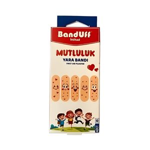 چسب زخم باندوف مدل mutluluk بسته 10 عددی