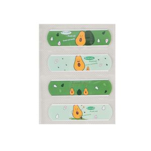 چسب زخم مدل فانتزی طرح آووکادو کد 037 بسته 4 عددی