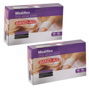 چسب زخم مدیفلکس مدل aid02 دو بسته 100 عددی