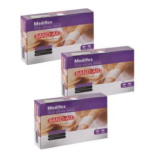 چسب زخم مدیفلکس مدل aid03 سه بسته 100 عددی