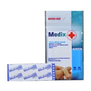 چسب زخم مدیکس مدل hypoallergic بسته 10 عددی