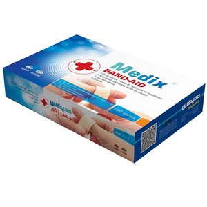چسب زخم مدیکس مدل آنتی آلرژی بسته 100 عددی