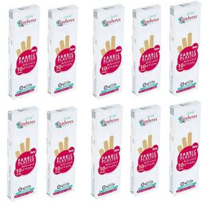چسب زخم پارچه ای پنبه ریز مدل fabric مجموعه 10 عددی