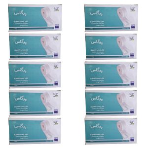 چسب پانسمان پرگاس مدل حصیری l15 مجموعه 10 عددی