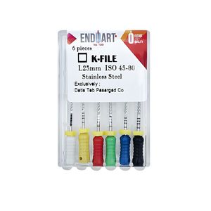 کا فایل دستی اندوآرت مدل k file اندازه 25 میلی متر بسته 6 عددی