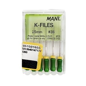 کا فایل دندانپزشکی مانی مدل 35 25mm بسته 6 عددی