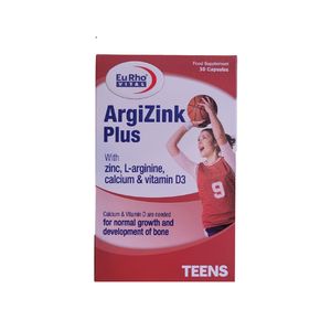 کپسول آرژین زینک پلاس یوروویتال بسته 30 عددی