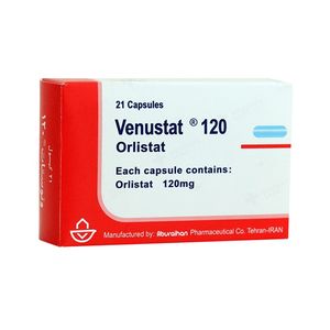 کپسول اورلیستات 120 ونوستات ابوریحان بسته 21 عددی
